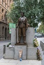 Sailor Soldier statue at Cenotaph war memorial, Sydney Australia