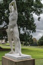 Half of historic duo statue The Boxers, Sydney Australia.