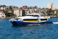 Manly fast ferry hydrofoil Royalty Free Stock Photo