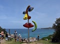 Sculpture by the Sea along the Bondi to Coogee coastal walk Royalty Free Stock Photo