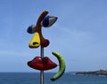 Sculpture by the Sea along the Bondi to Coogee coastal walk Royalty Free Stock Photo