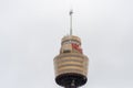 SYDNEY, AUSTRALIA - NOVEMBER 26, 2016: Closeup view of the Sydney Tower, Sydney, Australia. People Outside Royalty Free Stock Photo