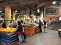 Customers shopping for local farmers produce at Paddys Markets in Sydney Royalty Free Stock Photo