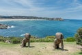 SYDNEY, AUSTRALIA - NOVEMBER 07, 2014: Sculpture in Sydney, Close to Bondi Beach. Australia. Modern Art Exhibition