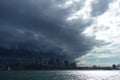 Sydney, Australia, NSW - Storm clouds over sidney looking like mothership from independence day