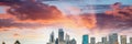 Sydney, Australia. Panoramic city skyline at sunset Royalty Free Stock Photo