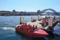 SYDNEY, AUSTRALIA - Sept 12, 2015 - Speedboat tour at Circular Quay, Sydney.