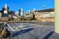 Sydney, Australia. View of the city from the HMAS `Vampire`