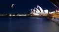 Sydney blessed with great views with the harbour beautiful opera house and harbour bridge NSW Australia. Royalty Free Stock Photo