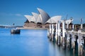 Sydney blessed with great views with the harbour beautiful opera house and harbour bridge NSW Australia. Royalty Free Stock Photo