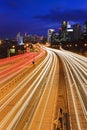 Sydney Cahill CBD vertical sunset