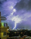 Sydney CBD lightning strike