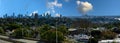 Sydney CBD and Sydney Harbour High-rise office towers and high-rise apartment buildings NSW Australia Royalty Free Stock Photo