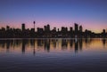 Sydney city skyline reflections. Australia. Royalty Free Stock Photo