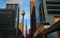 Sydney City Monorail Royalty Free Stock Photo