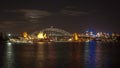 Sydney City Night Royalty Free Stock Photo