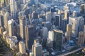 Sydney city scape central business district from air