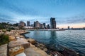 Sydney cityscape from Barangaroo reserve