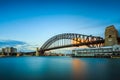 Sydney cityscape view with Harbour bridge Royalty Free Stock Photo