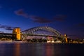 Sydney cityscape view at twilight