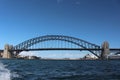 Sydney Harbor Bridge with a blue sky, Australia
