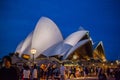 Sydney harbor bridge and Opera house Royalty Free Stock Photo