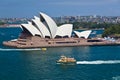 Sydney harbor ferry leaving Circular Quay