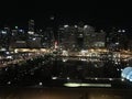 Sydney harbor at night