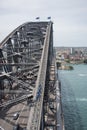 Sydney Harbour Bridge: Bridge Climb Royalty Free Stock Photo