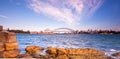 Sydney Harbour Bridge and City Skyline, Sydney Australia Royalty Free Stock Photo