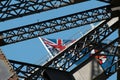 Sydney Harbour Bridge climb Royalty Free Stock Photo