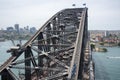 Sydney Harbour Bridge Climb Royalty Free Stock Photo