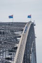 Sydney Harbour Bridge: Climbing the Arch Royalty Free Stock Photo