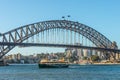 Sydney Harbour Bridge and ferrys, Australia Royalty Free Stock Photo