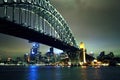 Sydney Harbour Bridge at night