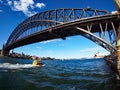 Sydney Harbour Bridge and Opera House Royalty Free Stock Photo