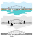 Sydney Harbour Bridge and others Australian symbols