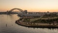 Sydney Harbour Bridge at sunrise, Australia Royalty Free Stock Photo