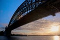 Sydney Harbour Bridge Sunset Royalty Free Stock Photo