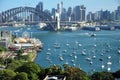 Sydney Harbour Bridge in Sydney, New South Wales, Australia.