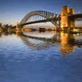 Sydney Harbour Bridge at Twilight Royalty Free Stock Photo