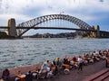 Sydney Harbour Bridge, View From Opera House, Australia Royalty Free Stock Photo