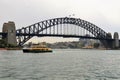 Sydney Harbour Bridge view from Opera House Australia Royalty Free Stock Photo