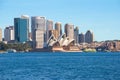 Sydney harbour and city