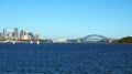 Sydney Harbour, City, OPera House and Bridge, Australia Royalty Free Stock Photo
