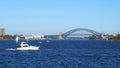 Sydney Harbour, City, OPera House and Bridge, Australia Royalty Free Stock Photo