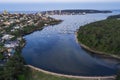 Sydney harbour Fairlight, Australia aerial view Royalty Free Stock Photo