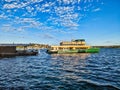 Sydney harbour Ferry Leaving Rose Bay, Australia