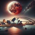 Sydney Harbour Lunar Eclipse