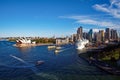 Sydney Harbour and Opera House, Australia Royalty Free Stock Photo